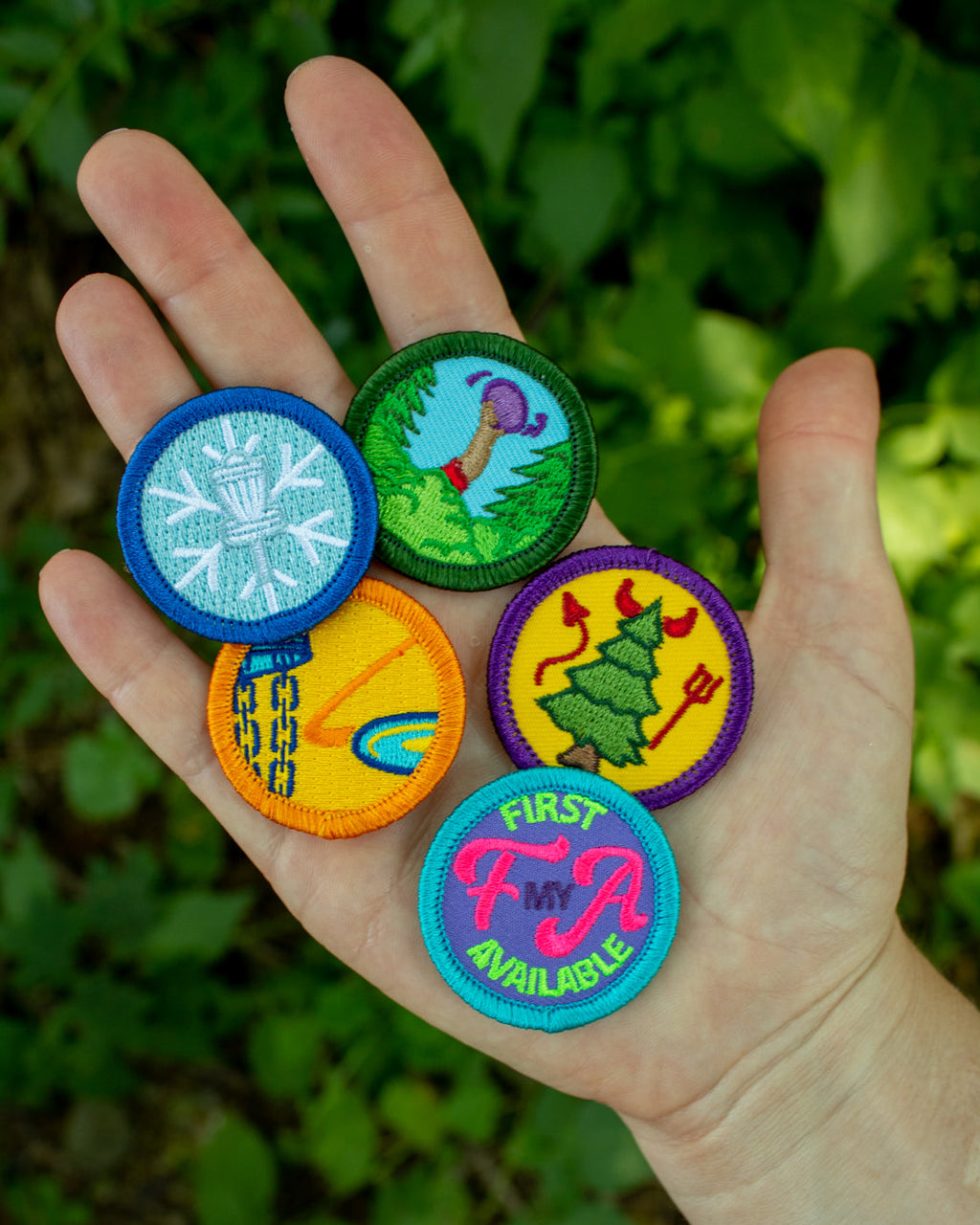 Disc Golf Patches | Bogey Badge Bundle - Jersey Discs