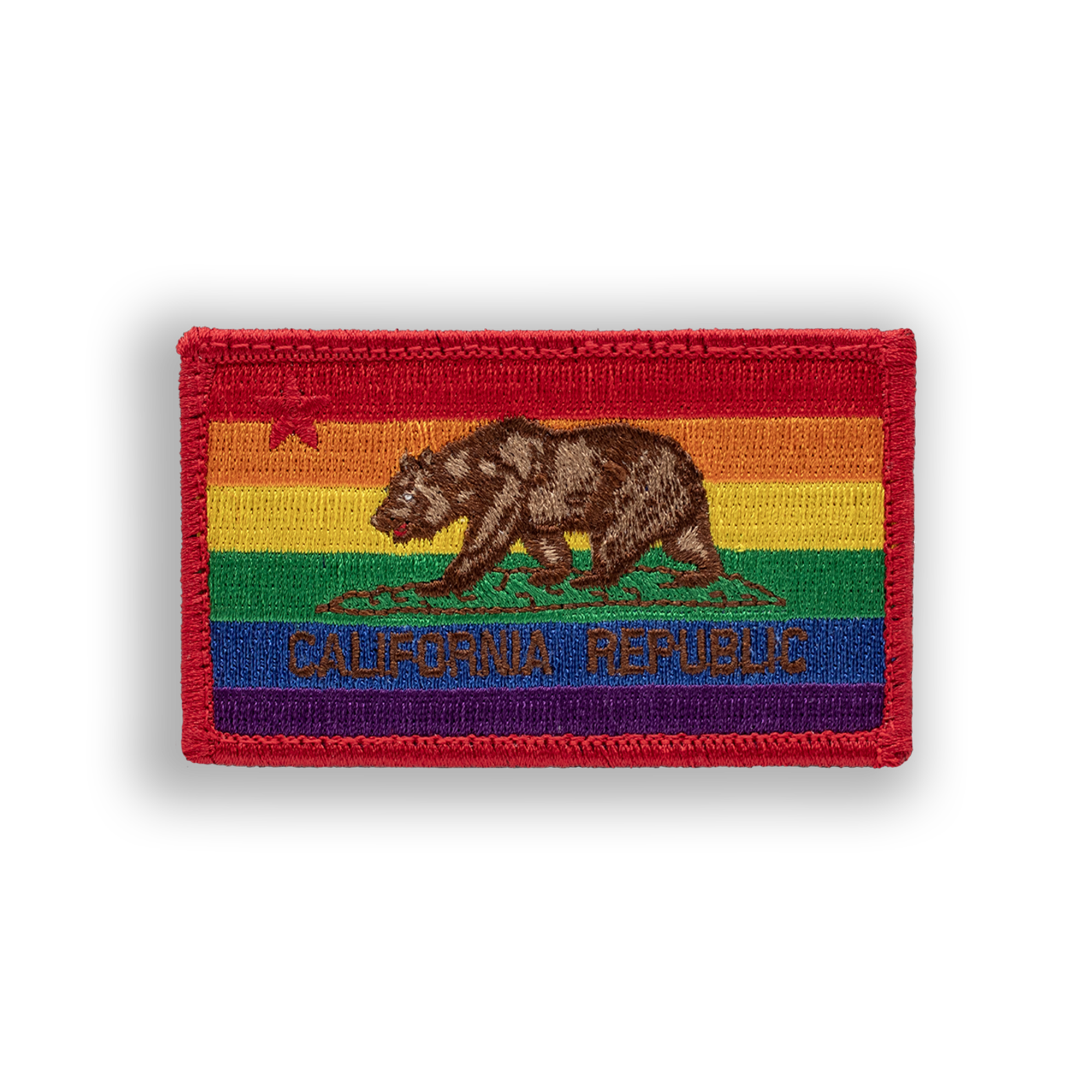 Disc Golf Patches | California Pride State Flag - Jersey Discs