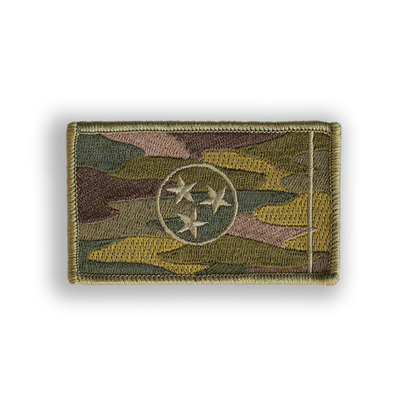 Disc Golf Patches | Camo Tennessee State Flag - Jersey Discs