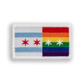 Disc Golf Patches | Chicago Pride Flag - Jersey Discs