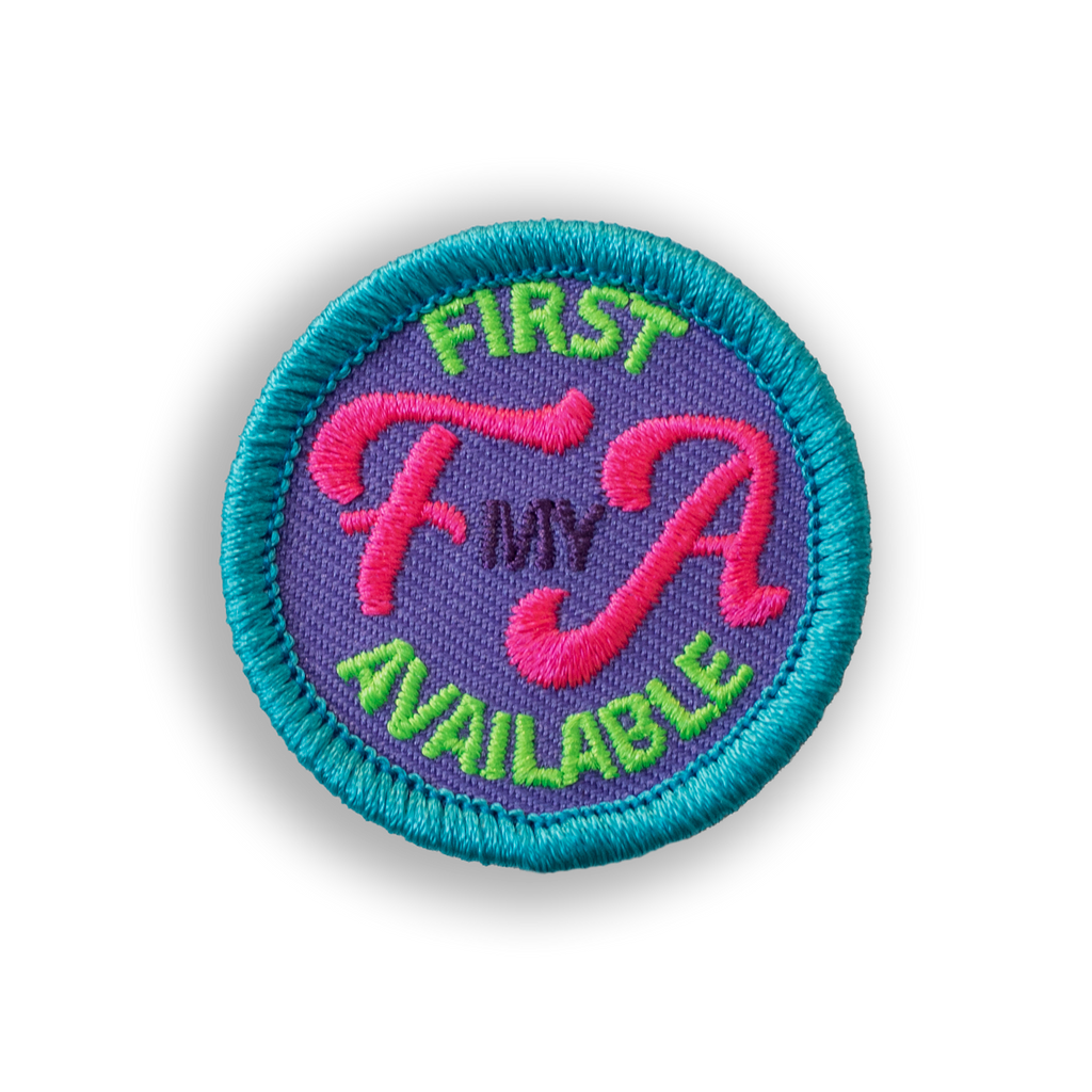 Disc Golf Patches | First Available Bogey Badge - Jersey Discs