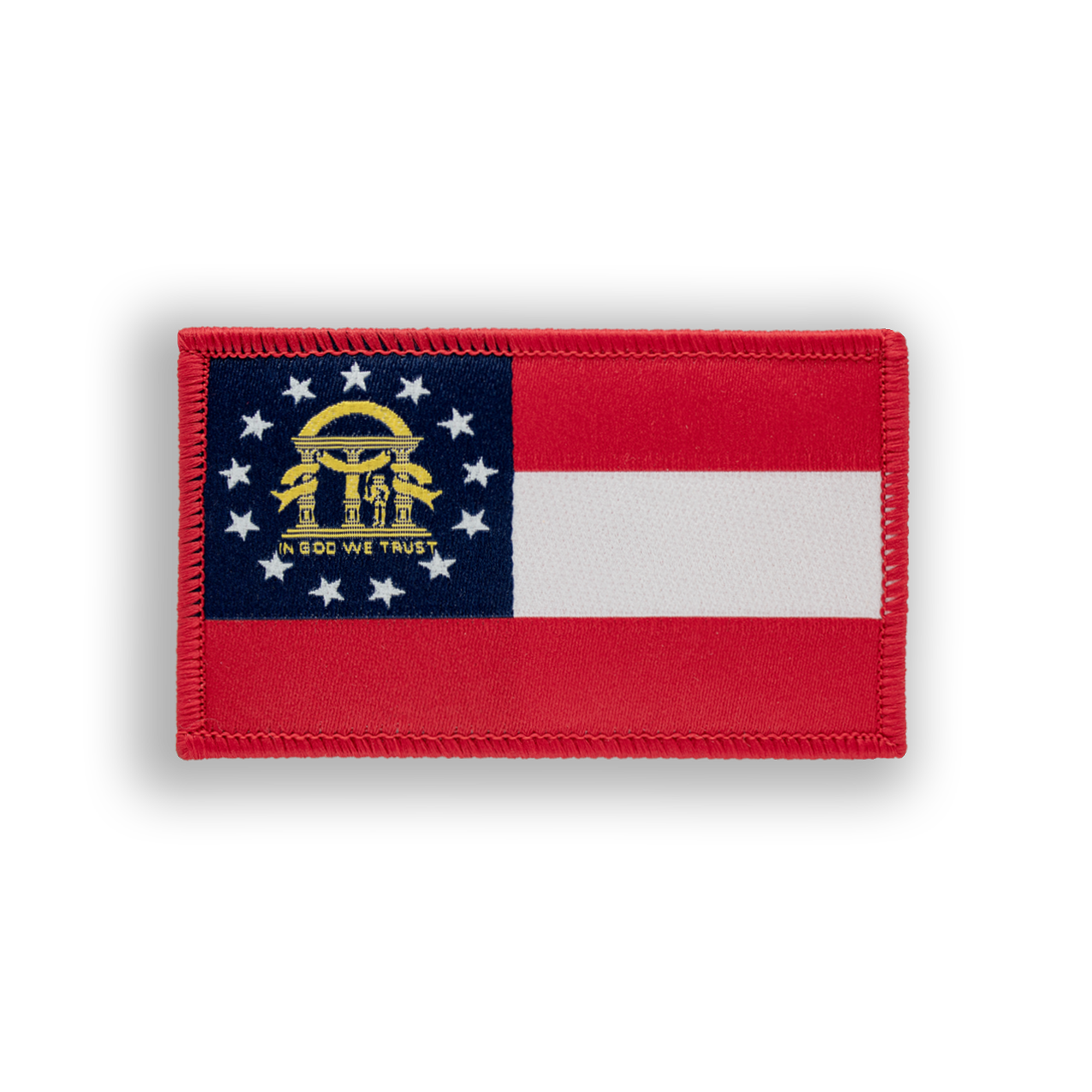 Disc Golf Patches | Georgia State Flag - Jersey Discs