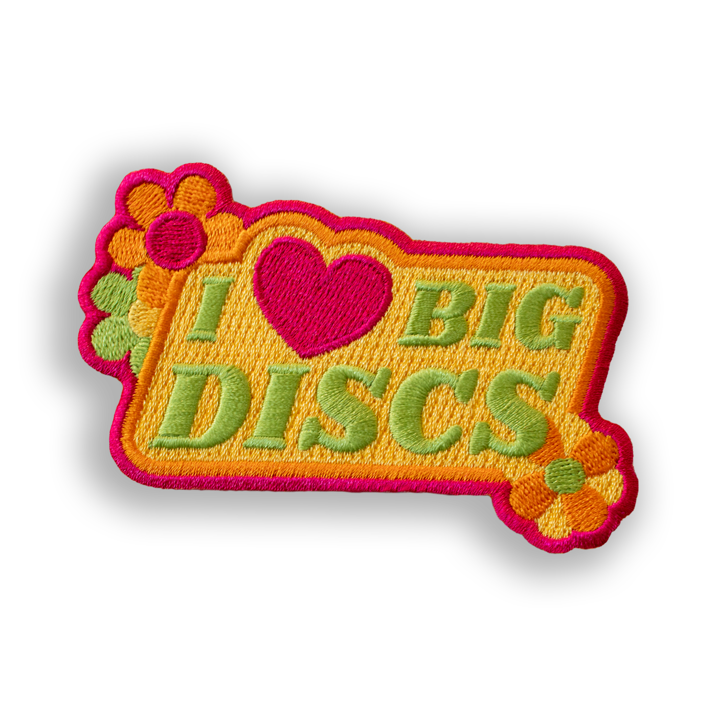 Disc Golf Patches | I Love Big Discs - Jersey Discs