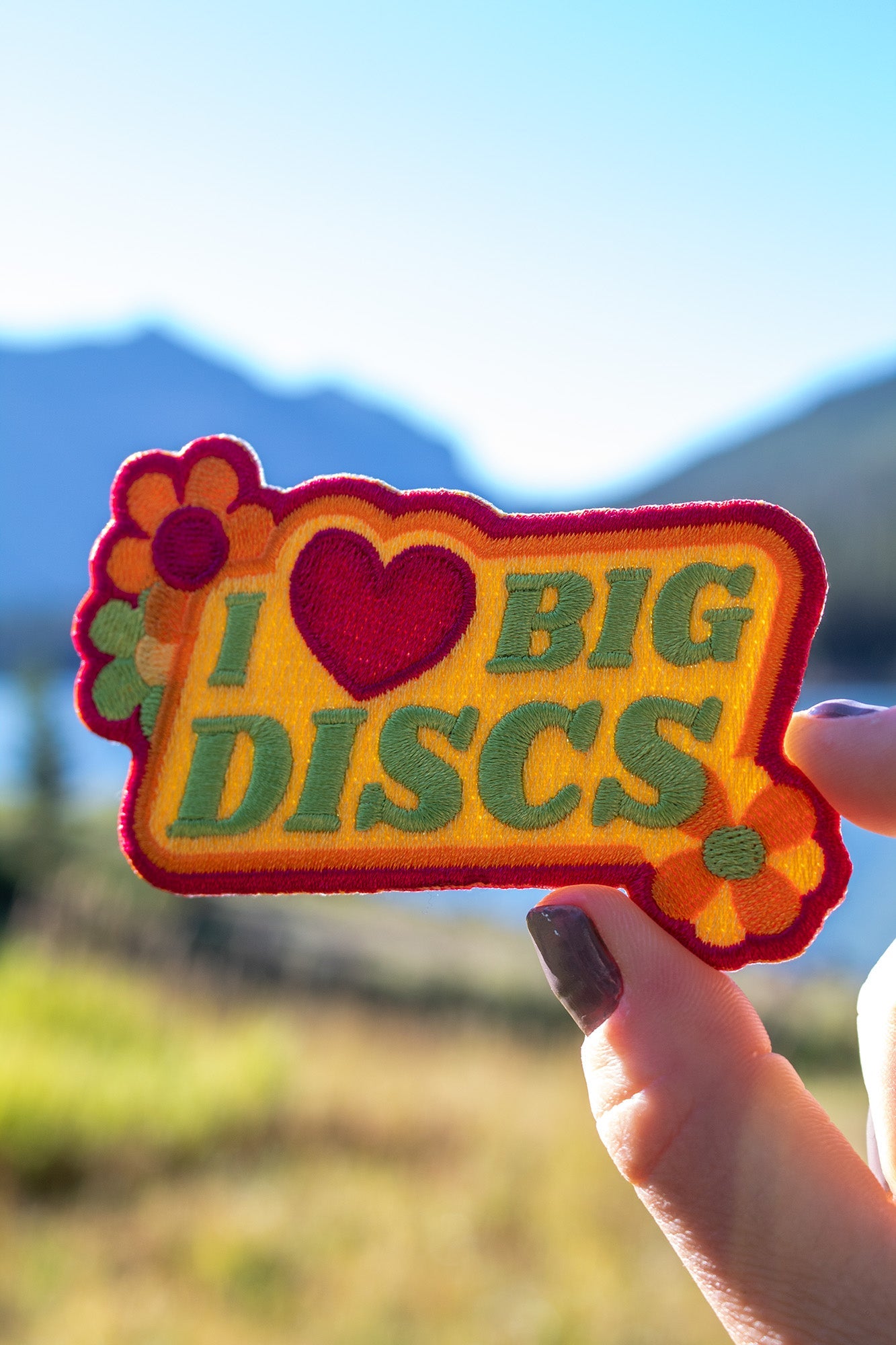 Disc Golf Patches | I Love Big Discs - Jersey Discs