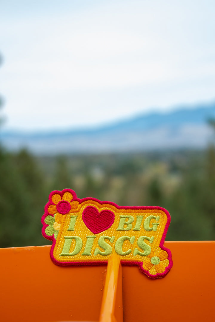 Disc Golf Patches | I Love Big Discs - Jersey Discs