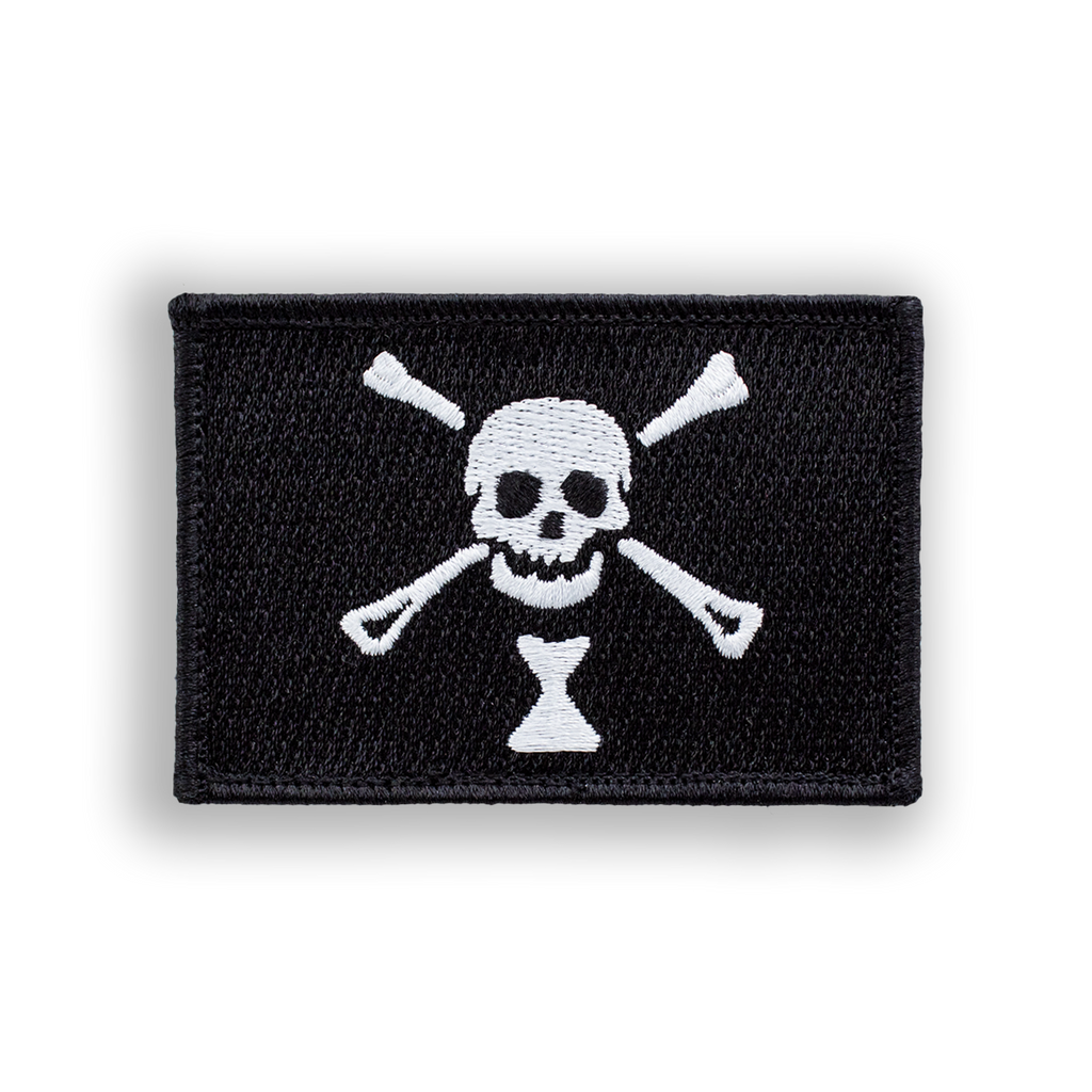 Disc Golf Patches | Jolly Roger Pirate Flag - Jersey Discs