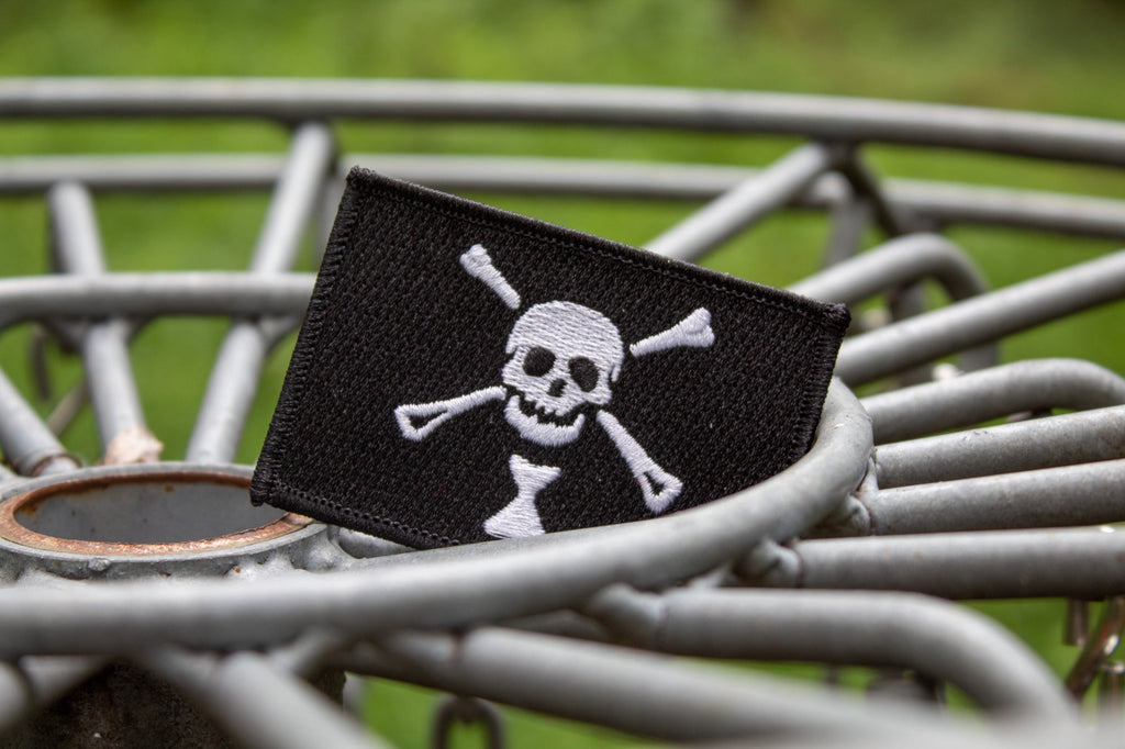 Disc Golf Patches | Jolly Roger Pirate Flag - Jersey Discs