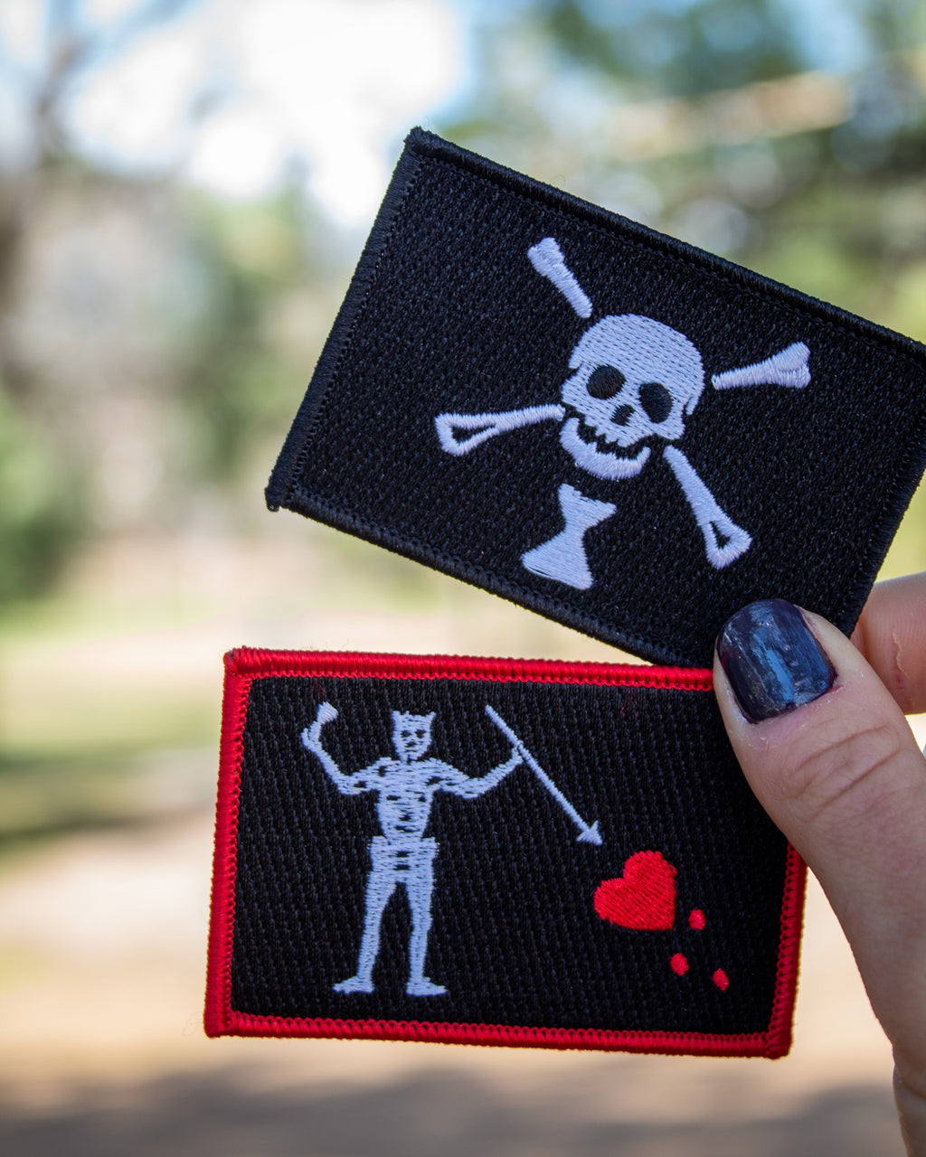 Disc Golf Patches | Jolly Roger Pirate Flag - Jersey Discs