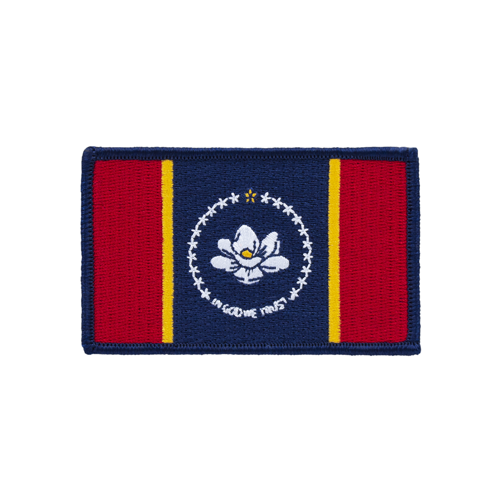 Disc Golf Patches | Mississippi State Flag - Jersey Discs
