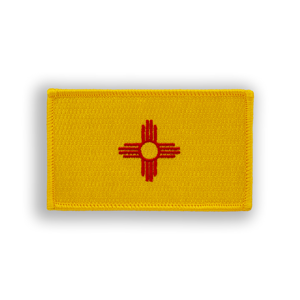 Disc Golf Patches | New Mexico State Flag - Jersey Discs