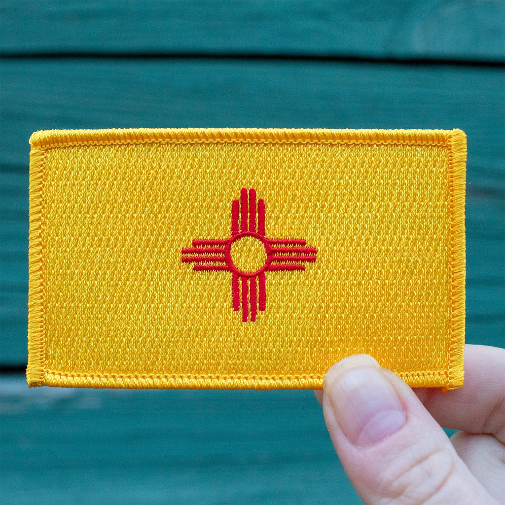 Disc Golf Patches | New Mexico State Flag - Jersey Discs