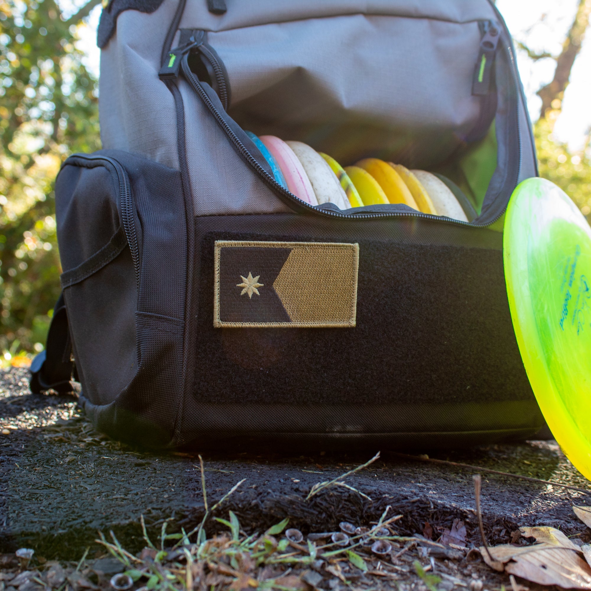 Disc Golf Patches | OD Green Subdued Minnesota State Flag - Jersey Discs