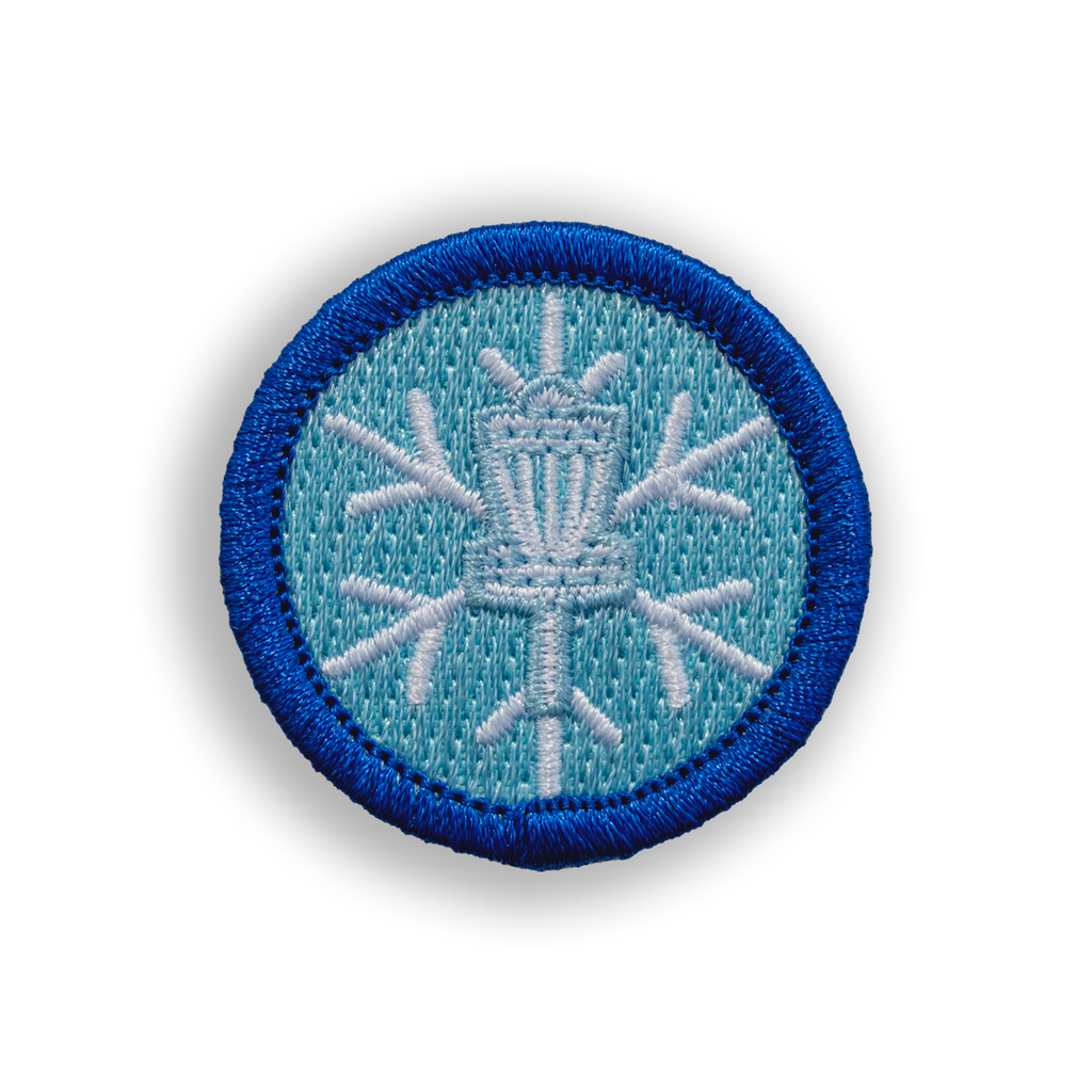Disc Golf Patches | Snow Day Bogey Badge - Jersey Discs