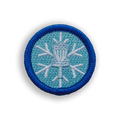 Disc Golf Patches | Snow Day Bogey Badge - Jersey Discs