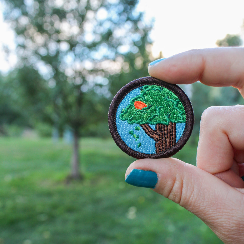 Disc Golf Patches | Stuck in a Tree Bogey Badge - Jersey Discs