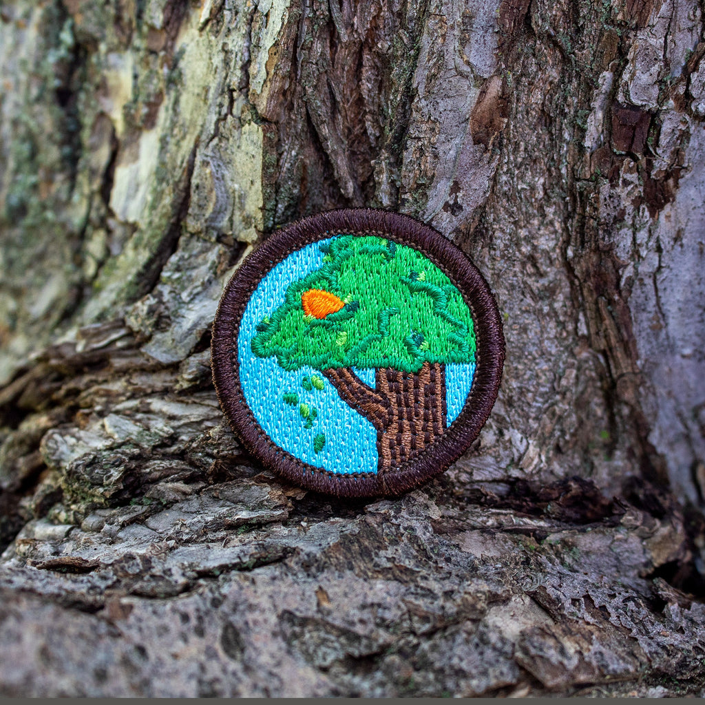 Disc Golf Patches | Stuck in a Tree Bogey Badge - Jersey Discs