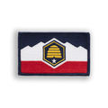 Disc Golf Patches | Utah State Flag - Jersey Discs