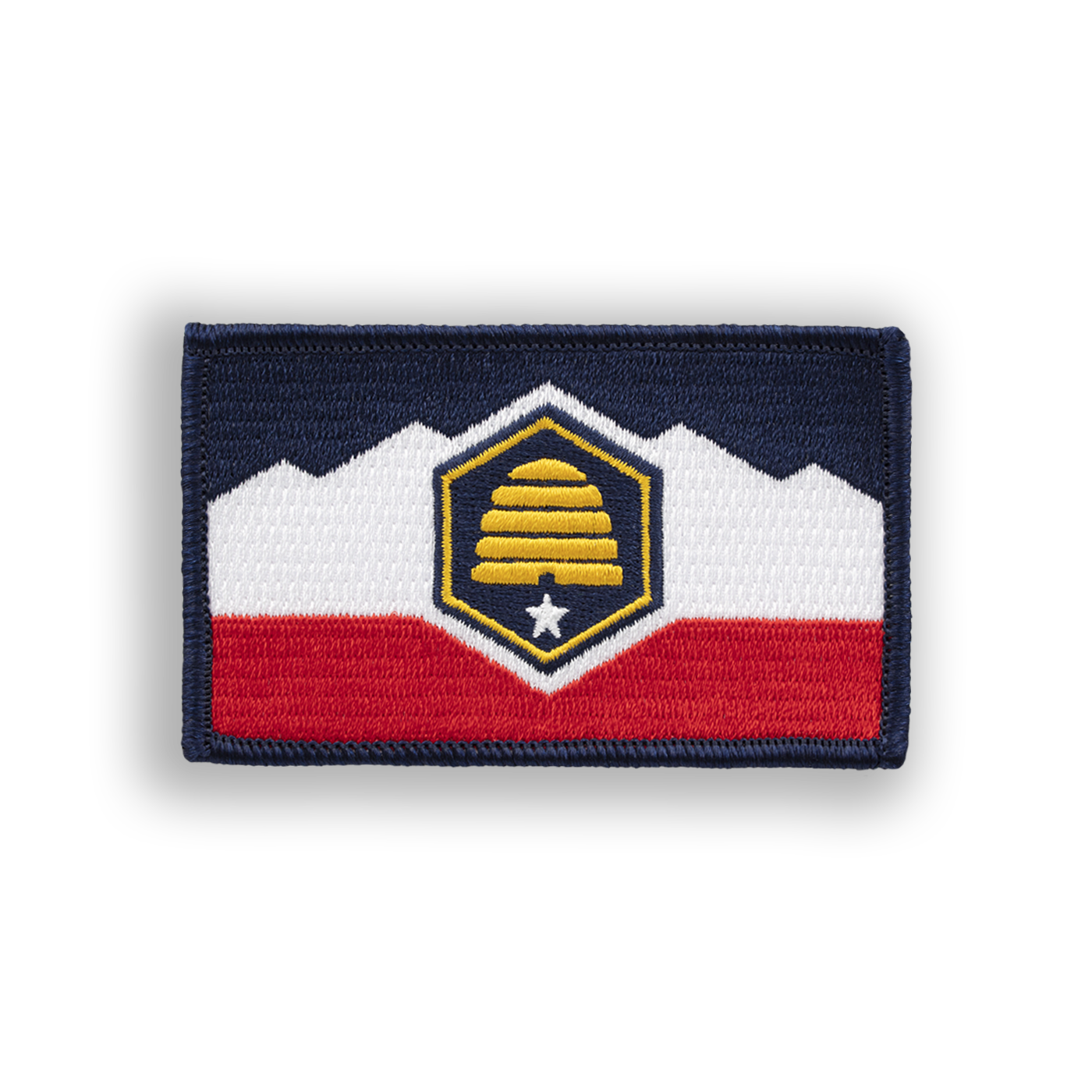 Disc Golf Patches | Utah State Flag - Jersey Discs