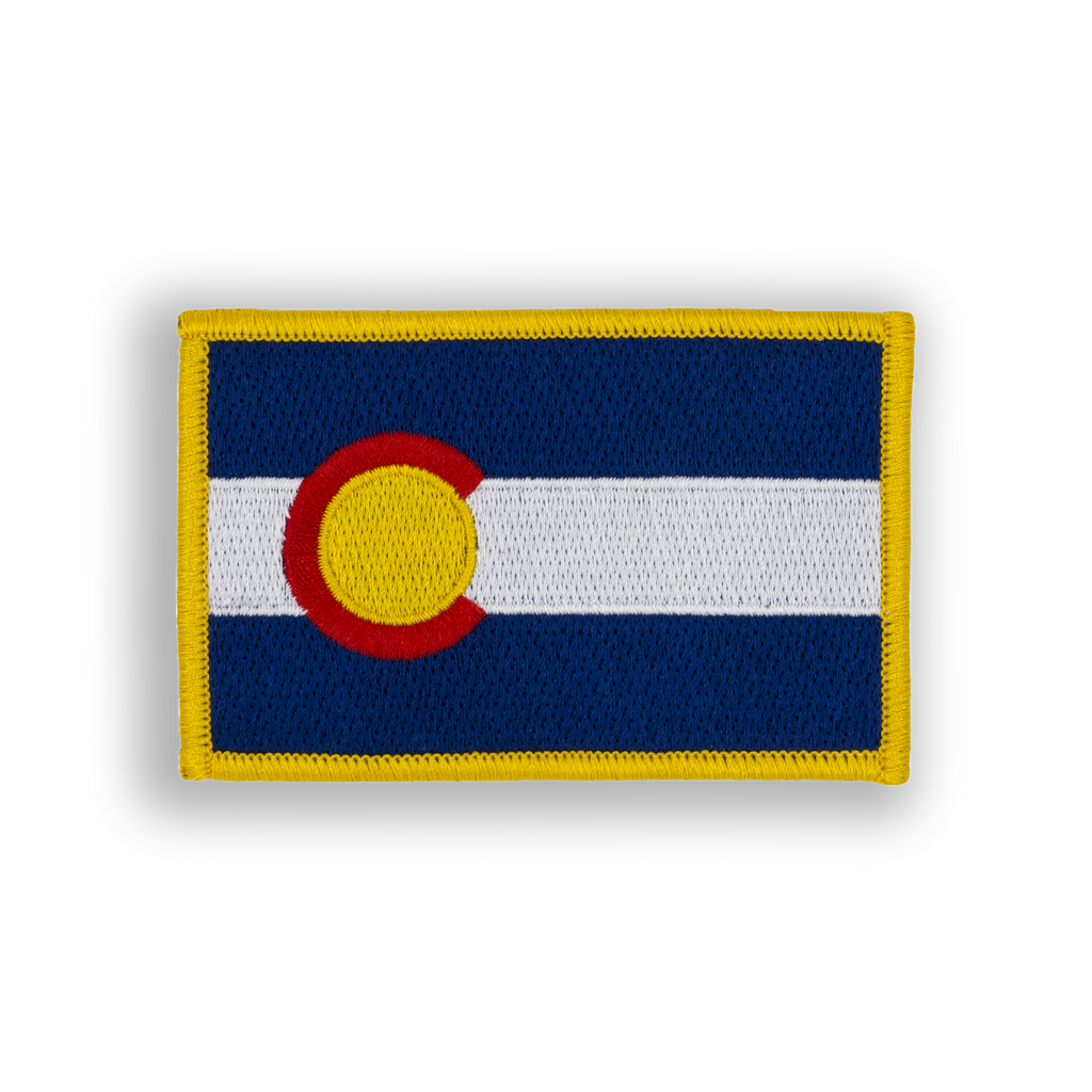 Disc Golf Patches | Colorado State Flag - Jersey Discs