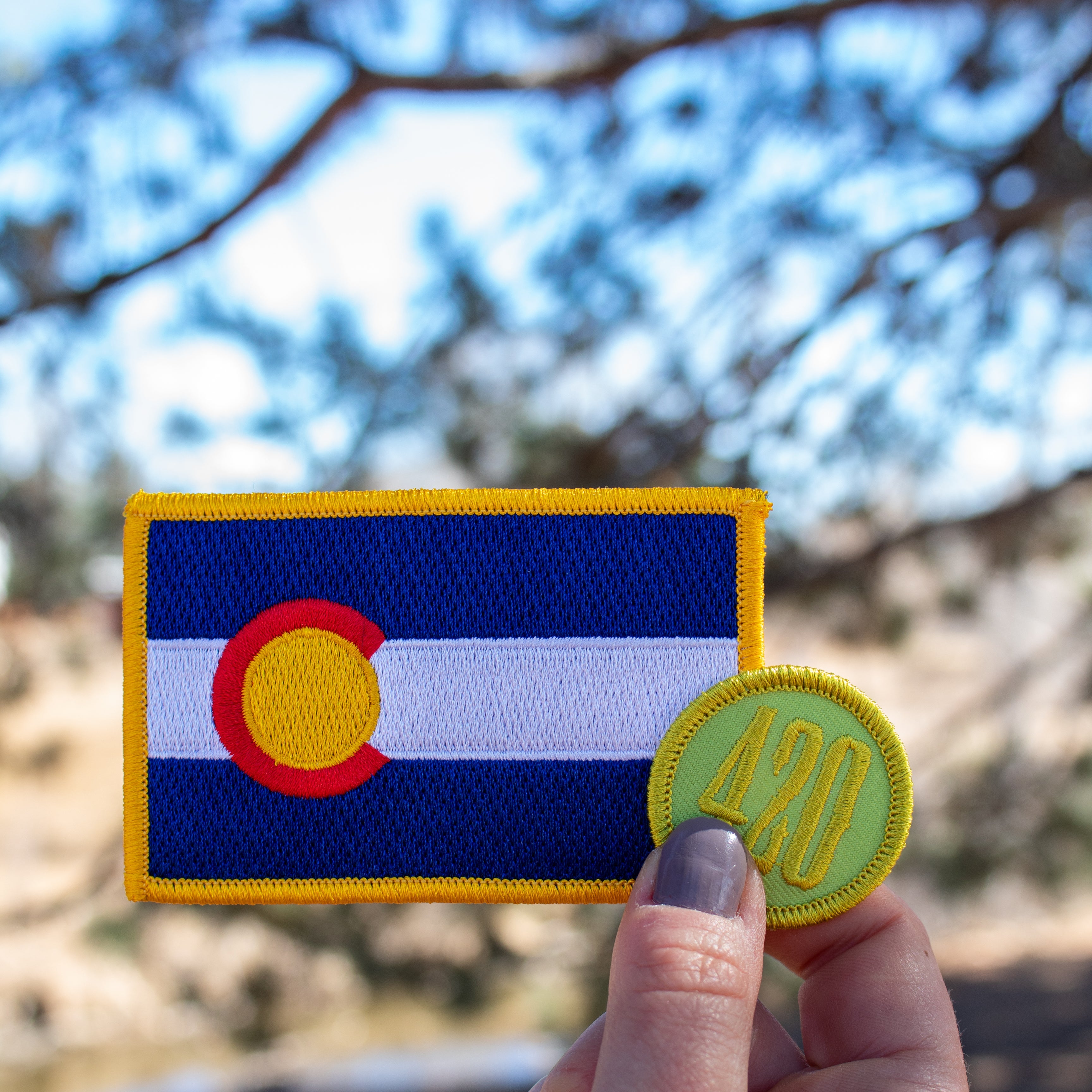 Disc Golf Patches | Colorado State Flag - Jersey Discs