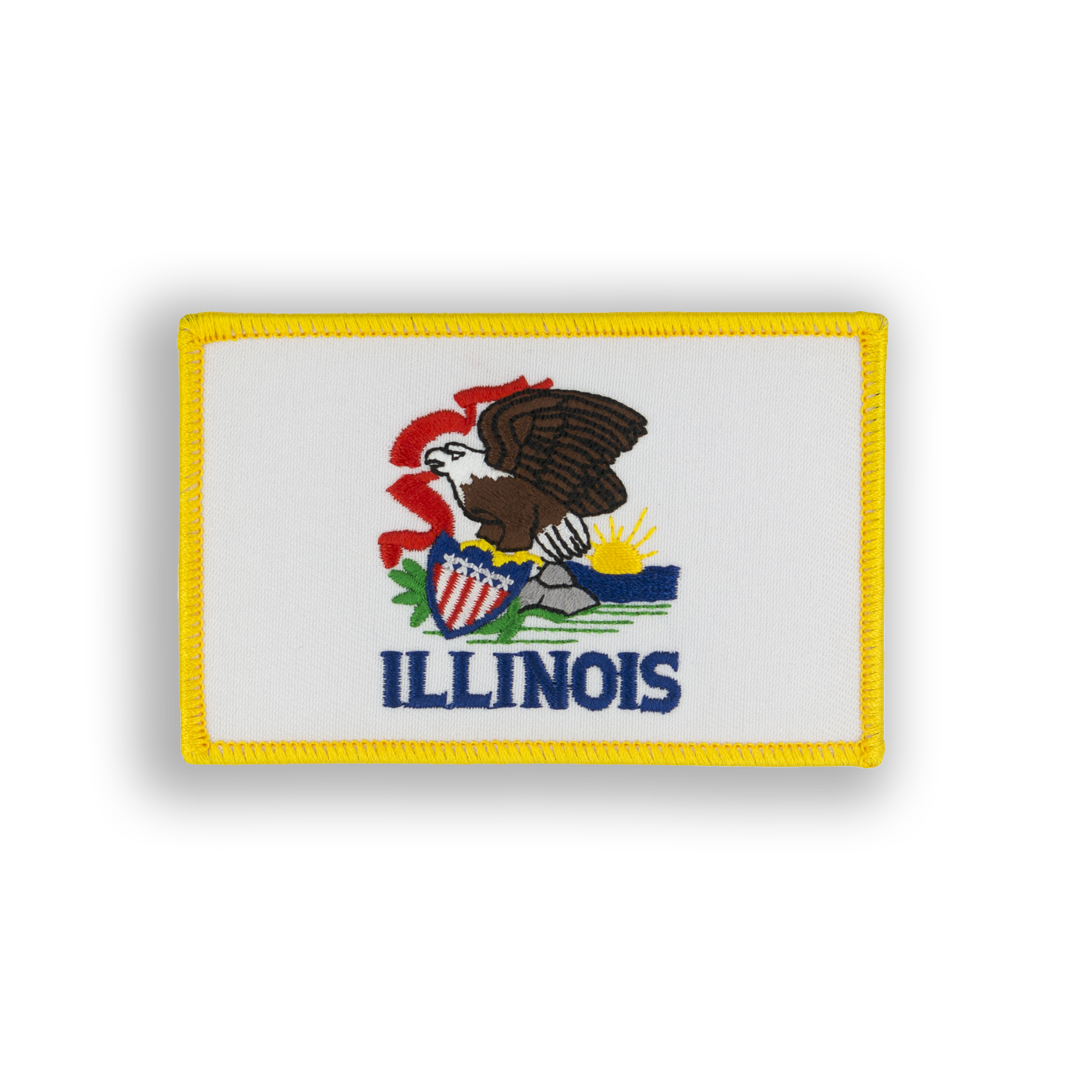 Disc Golf Patches | Illinois State Flag - Jersey Discs
