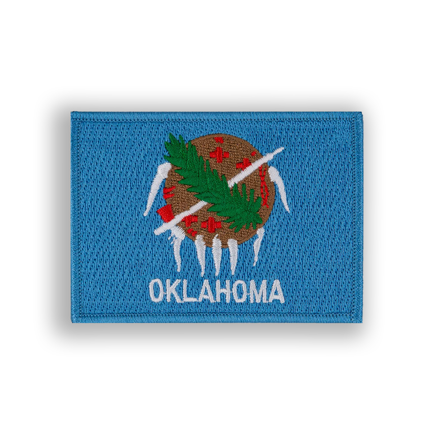 Disc Golf Patches | Oklahoma State Flag - Jersey Discs