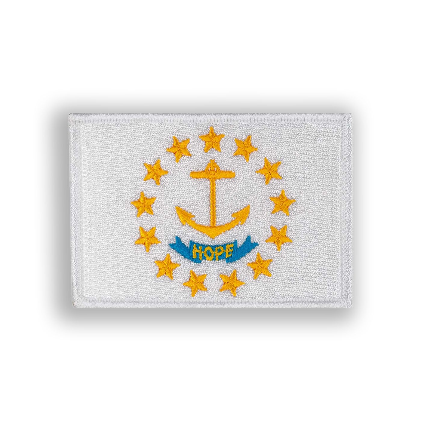 Disc Golf Patches | Rhode Island State Flag - Jersey Discs