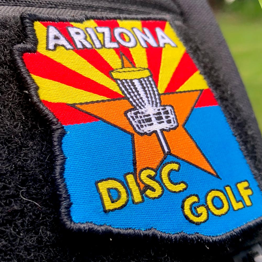 Disc Golf Pins | Arizona Disc Golf Patch - Jersey Discs