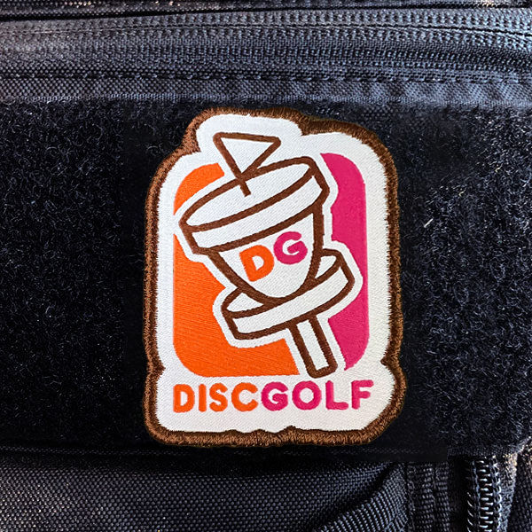 Disc Golf Pins | Dunkin Disc Golf Patch - Jersey Discs