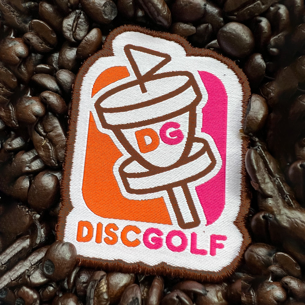 Disc Golf Pins | Dunkin Disc Golf Patch - Jersey Discs