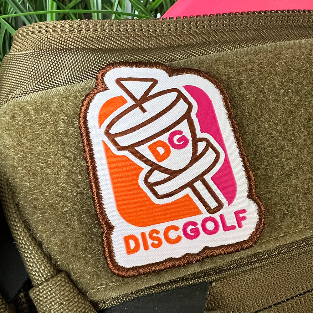 Disc Golf Pins | Dunkin Disc Golf Patch - Jersey Discs