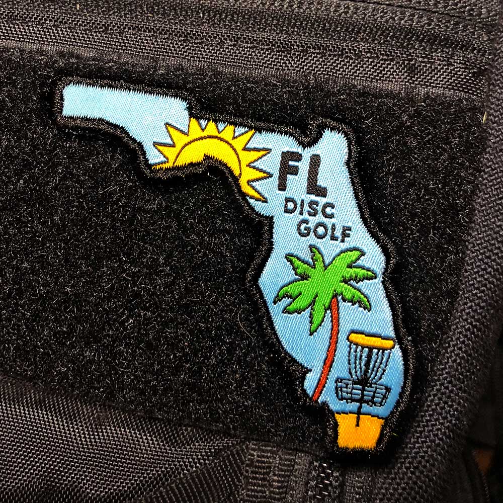 Disc Golf Pins | Florida Disc Golf Patch - Perfect Disc Golf Gift - Jersey Discs