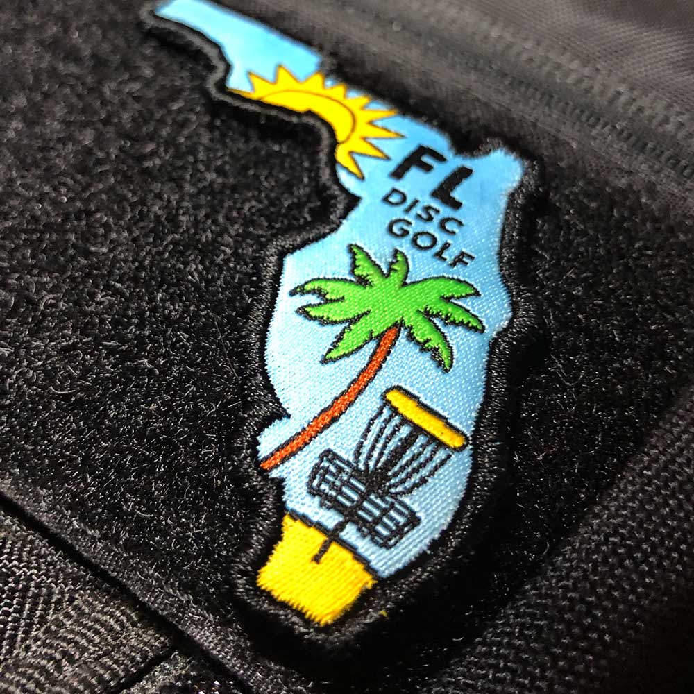 Disc Golf Pins | Florida Disc Golf Patch - Perfect Disc Golf Gift - Jersey Discs
