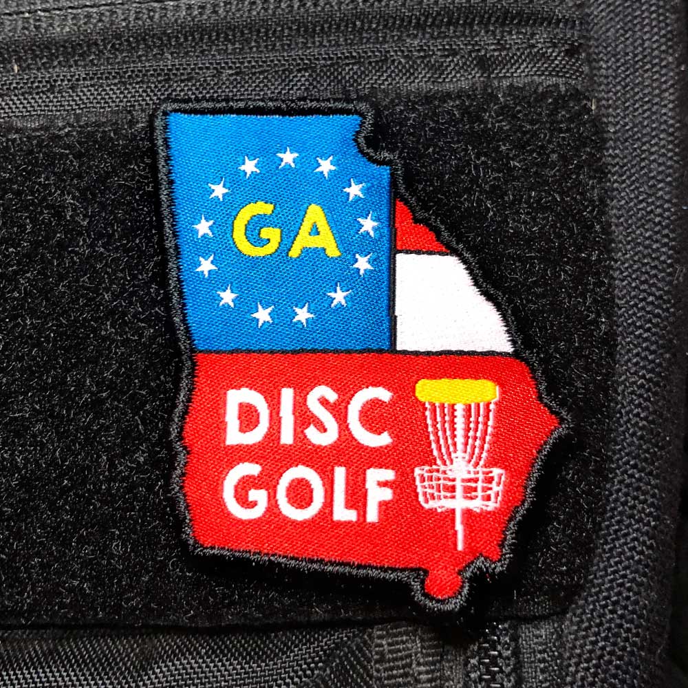 Disc Golf Pins | Georgia Disc Golf Patch - Perfect Disc Golf Gift - Jersey Discs