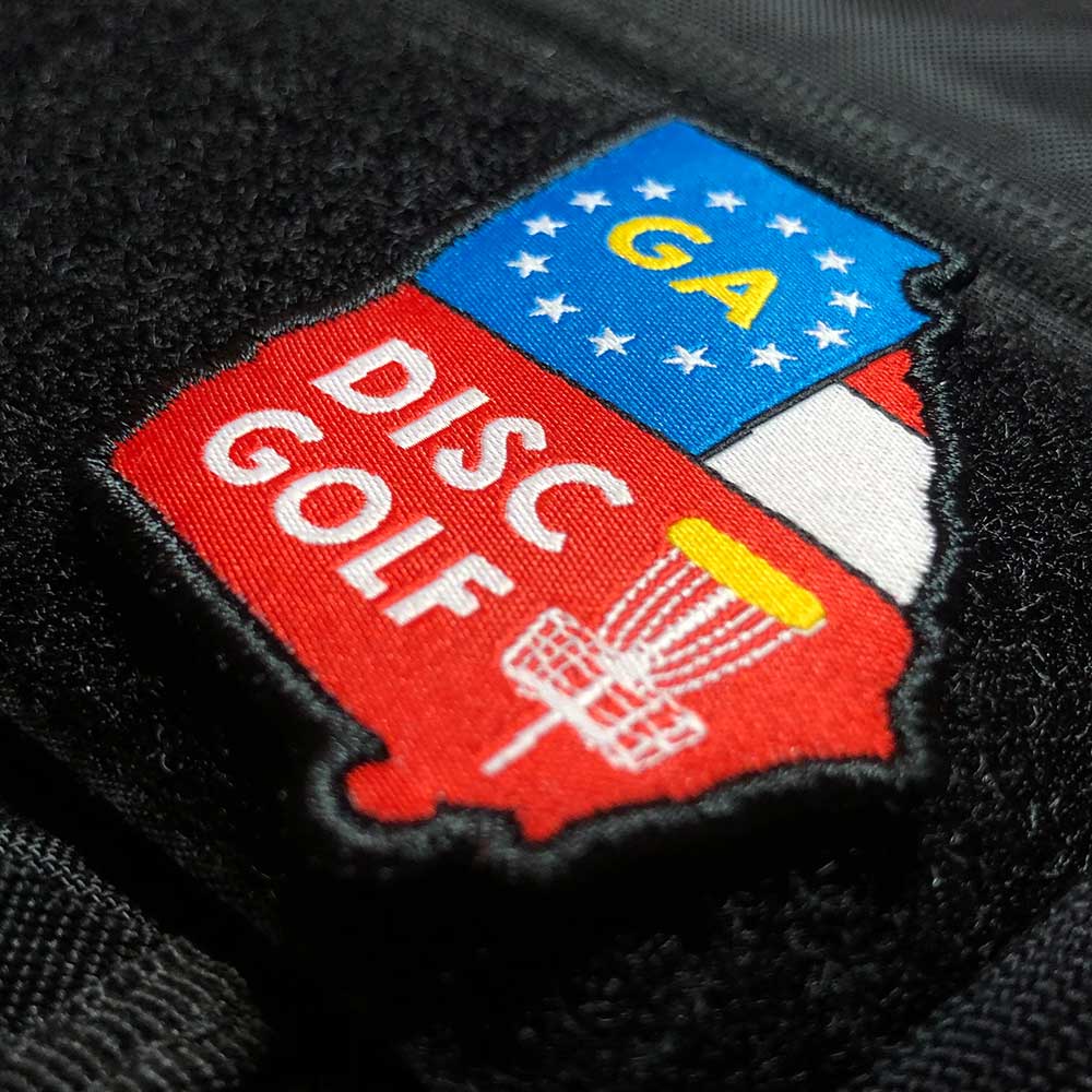 Disc Golf Pins | Georgia Disc Golf Patch - Perfect Disc Golf Gift - Jersey Discs