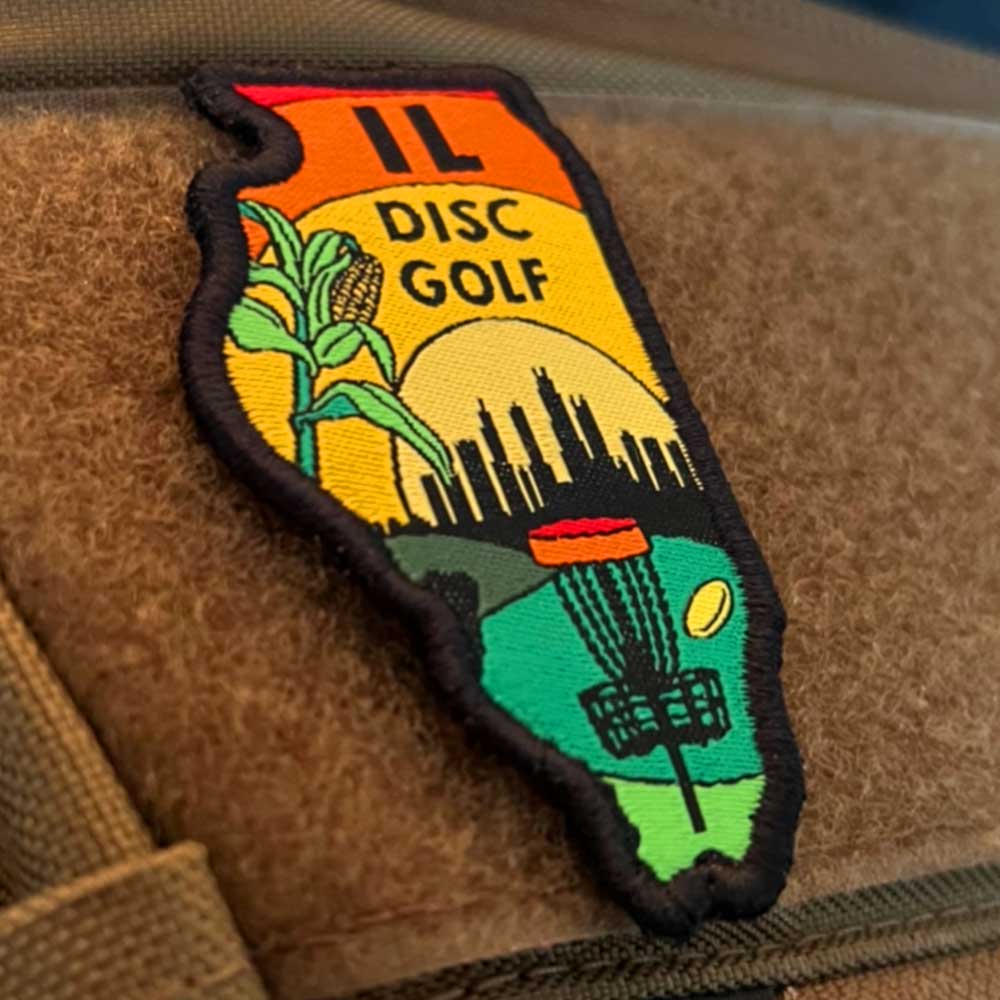 Disc Golf Pins | Illinois Disc Golf Patches™ - Jersey Discs