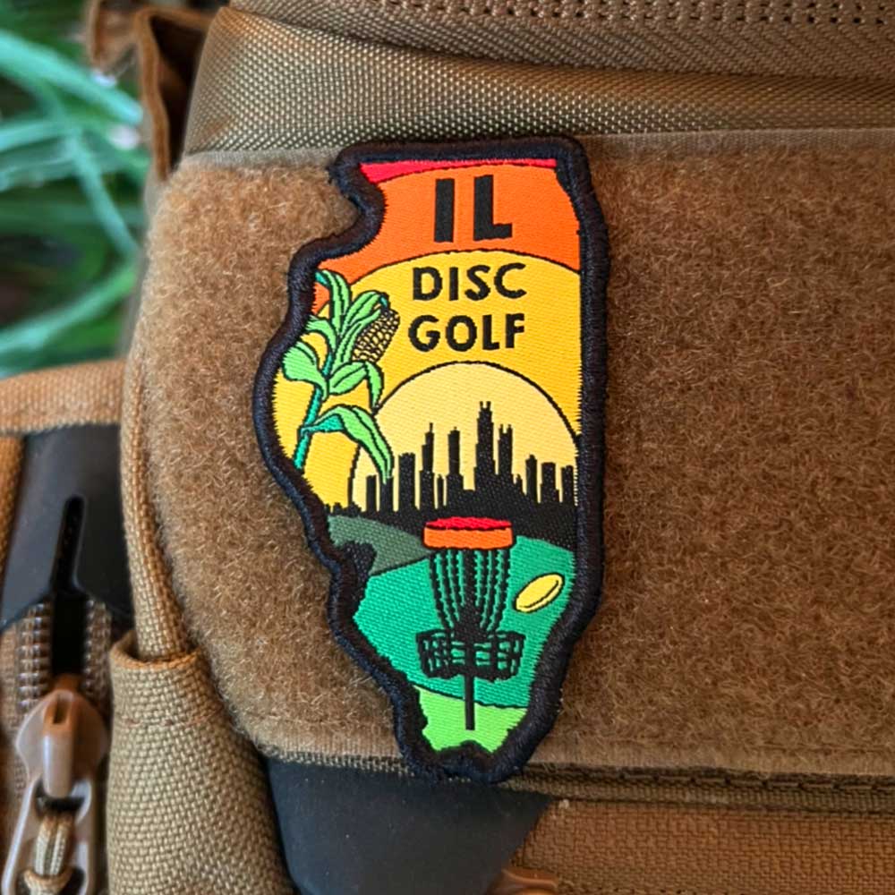 Disc Golf Pins | Illinois Disc Golf Patches™ - Jersey Discs