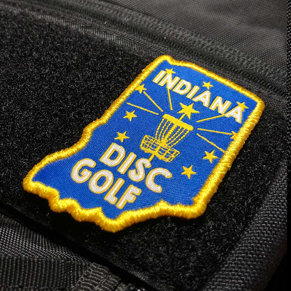 Disc Golf Pins | Indiana Disc Golf Patch - Perfect Disc Golf Gift - Jersey Discs