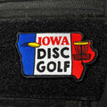 Disc Golf Pins | Iowa Disc Golf Patch - Perfect Disc Golf Gift - Jersey Discs