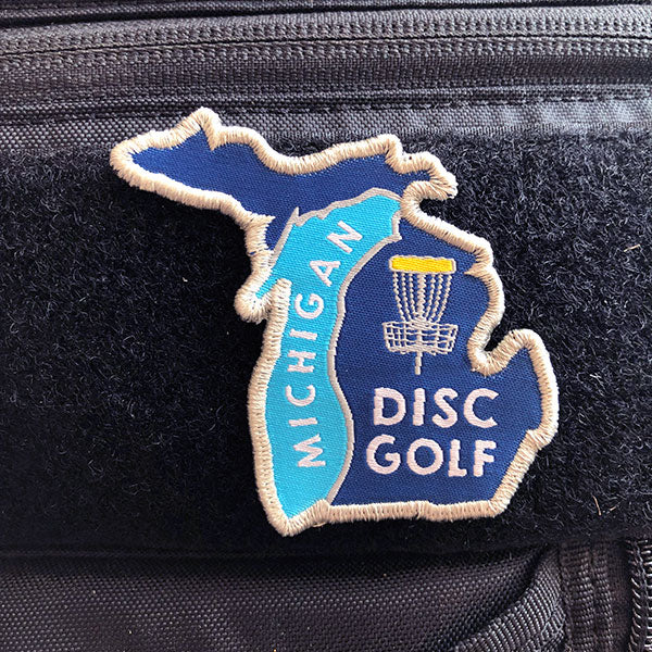 Disc Golf Pins | Michigan Disc Golf Patch - Jersey Discs