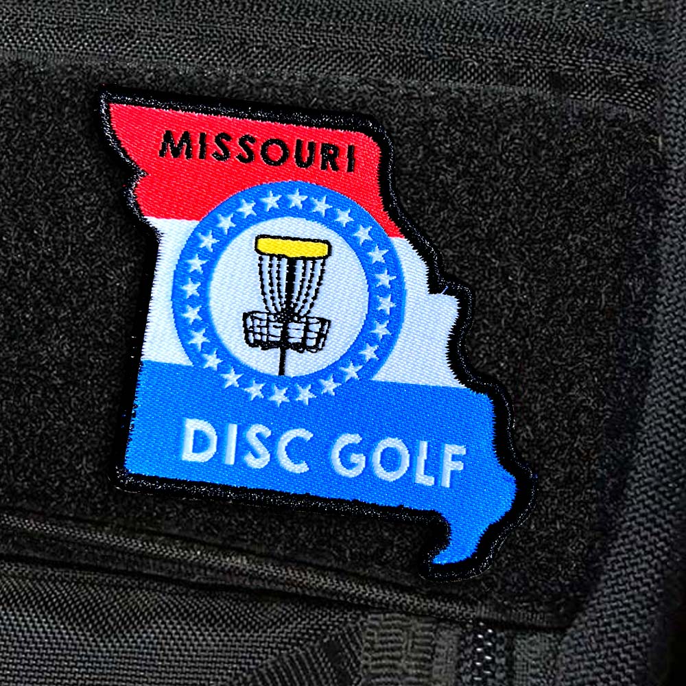 Disc Golf Pins | Missouri Disc Golf Patch - Jersey Discs