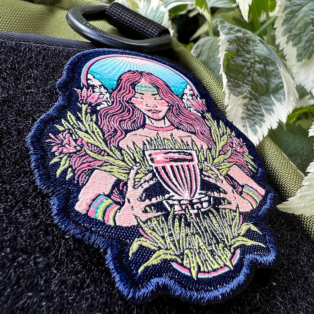 Disc Golf Pins | Mother Disc Golf DG Patches™ - Jersey Discs