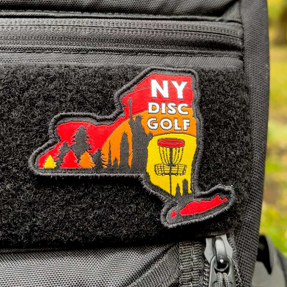 Disc Golf Pins | New York Disc Golf Patch - Jersey Discs