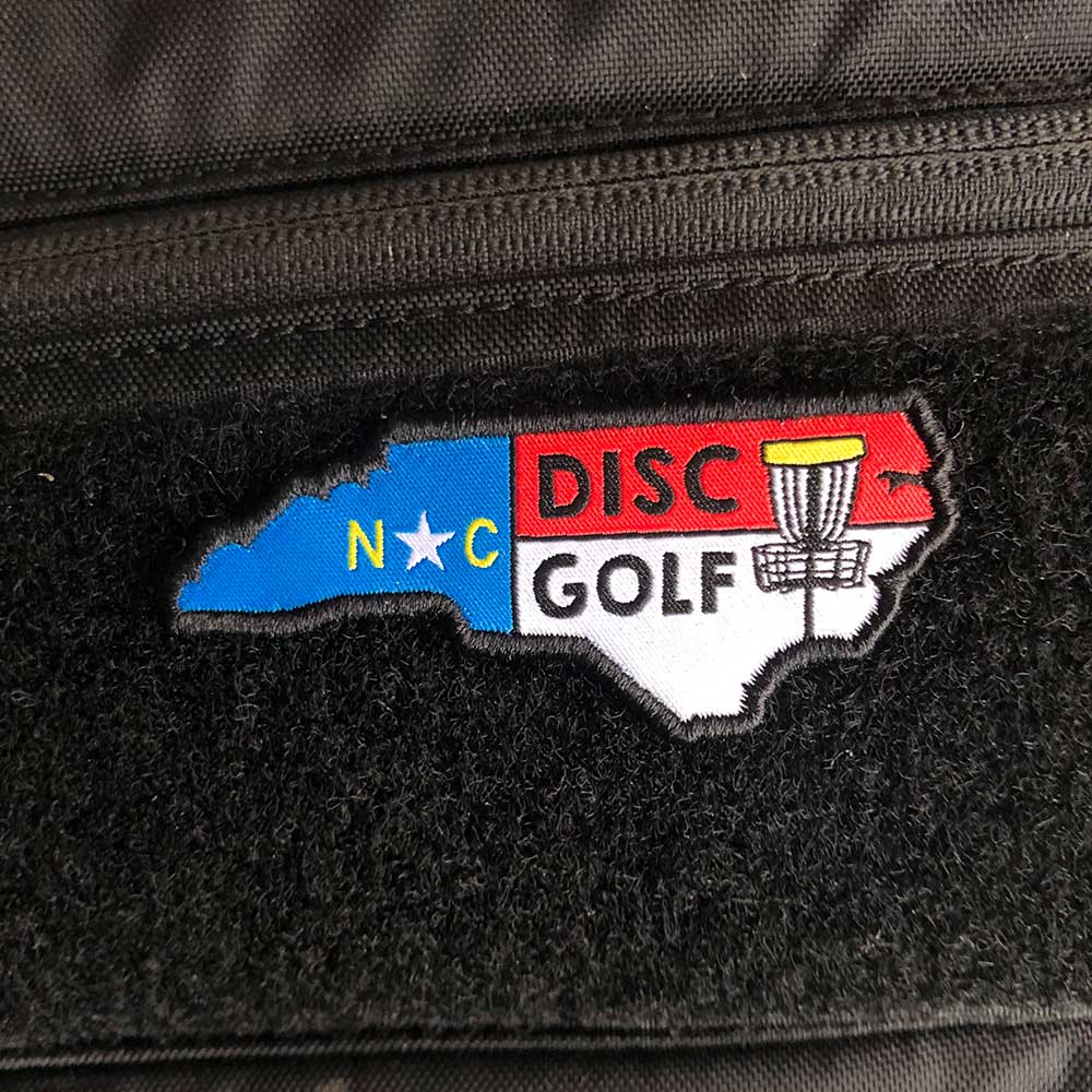Disc Golf Pins | North Carolina Disc Golf Patch - Jersey Discs