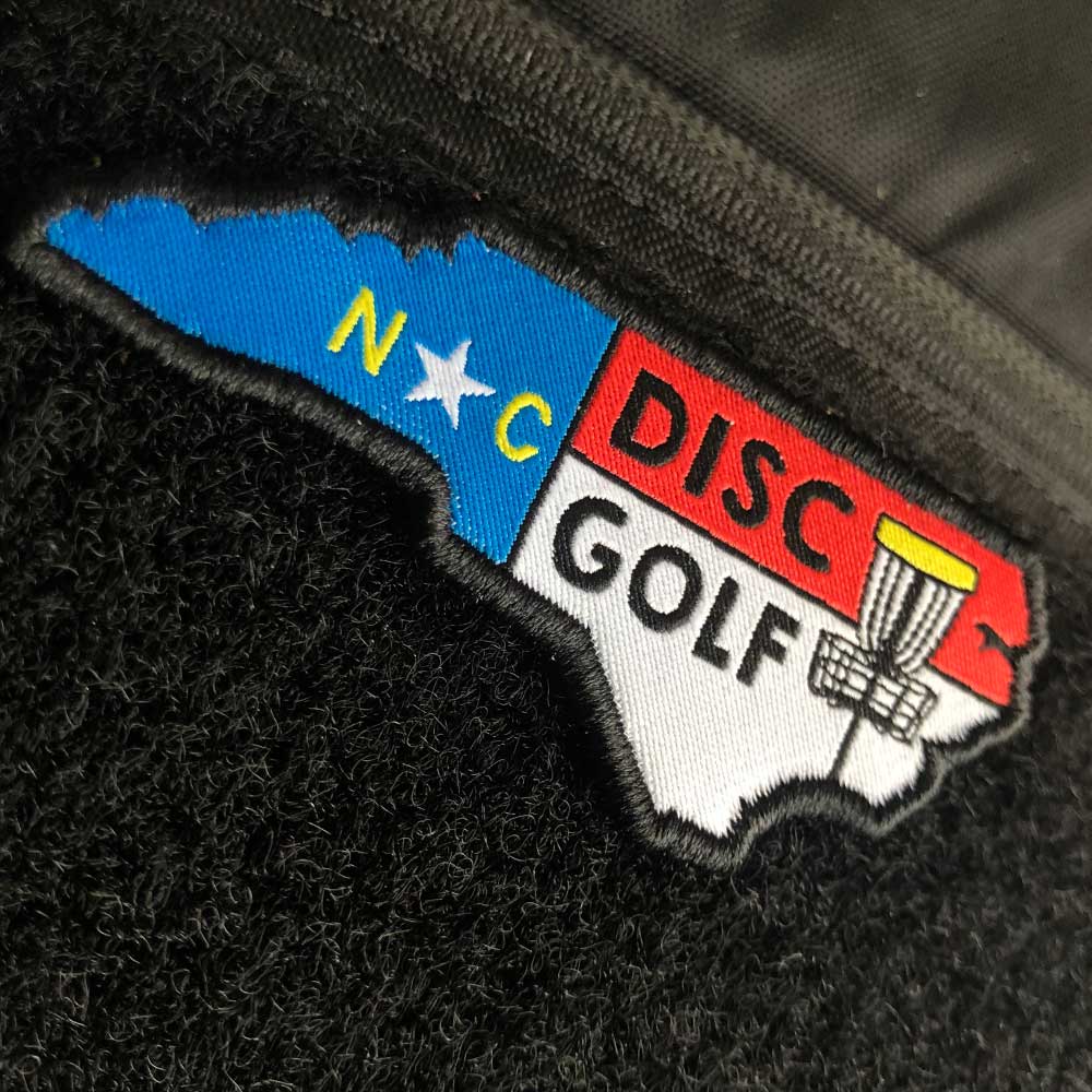 Disc Golf Pins | North Carolina Disc Golf Patch - Jersey Discs