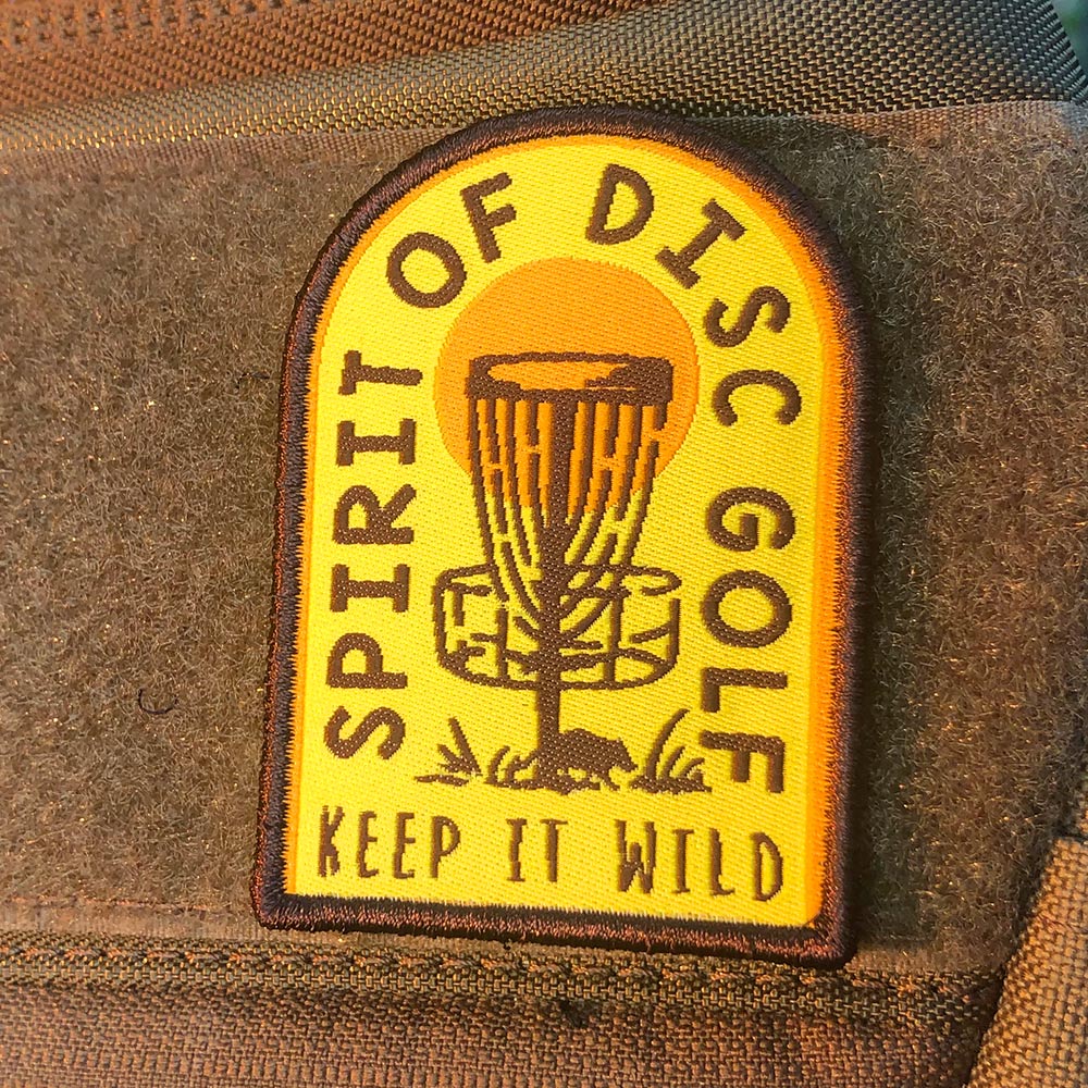 Disc Golf Pins | Spirit of Disc Golf DG Patches™ - Jersey Discs