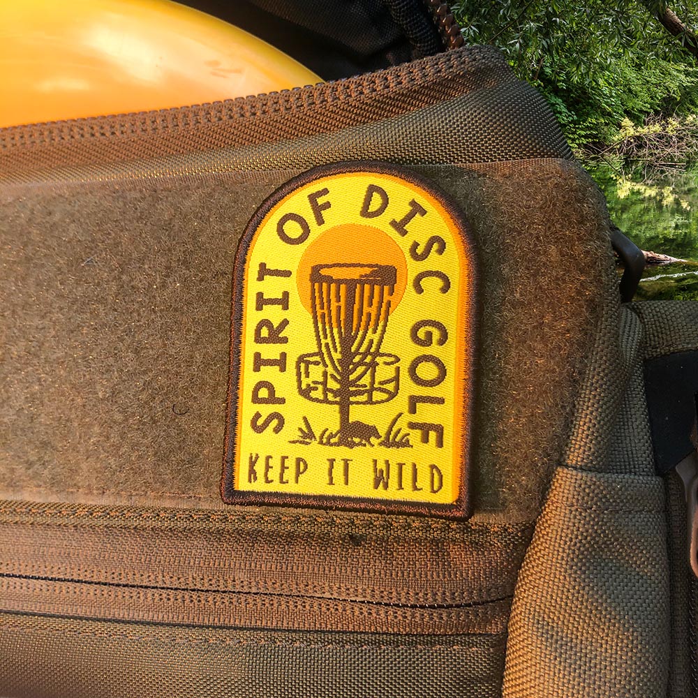 Disc Golf Pins | Spirit of Disc Golf DG Patches™ - Jersey Discs