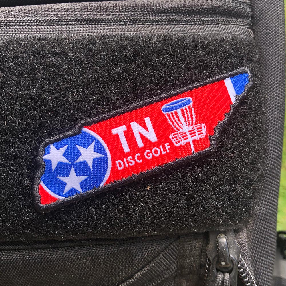 Disc Golf Pins | Tennessee Disc Golf Patch - Jersey Discs
