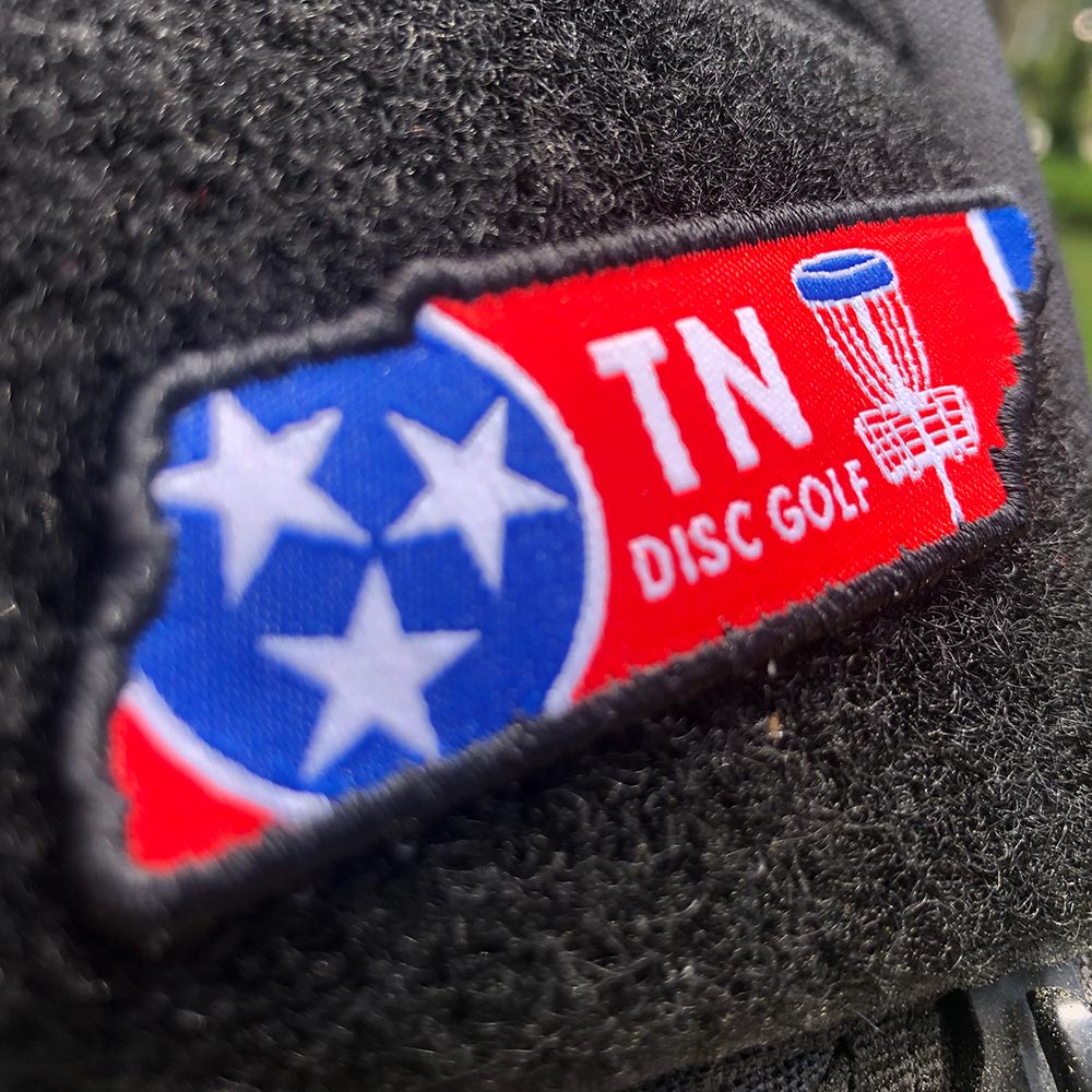 Disc Golf Pins | Tennessee Disc Golf Patch - Jersey Discs