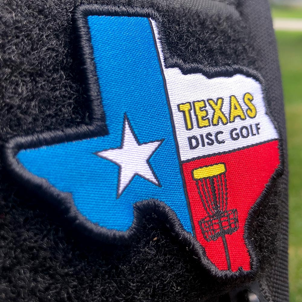 Disc Golf Pins | Texas Disc Golf Patch - Jersey Discs